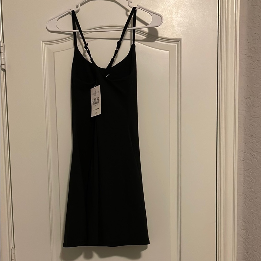 Halara black strappy dress with shorts size XS NWT - Picture 7 of 8